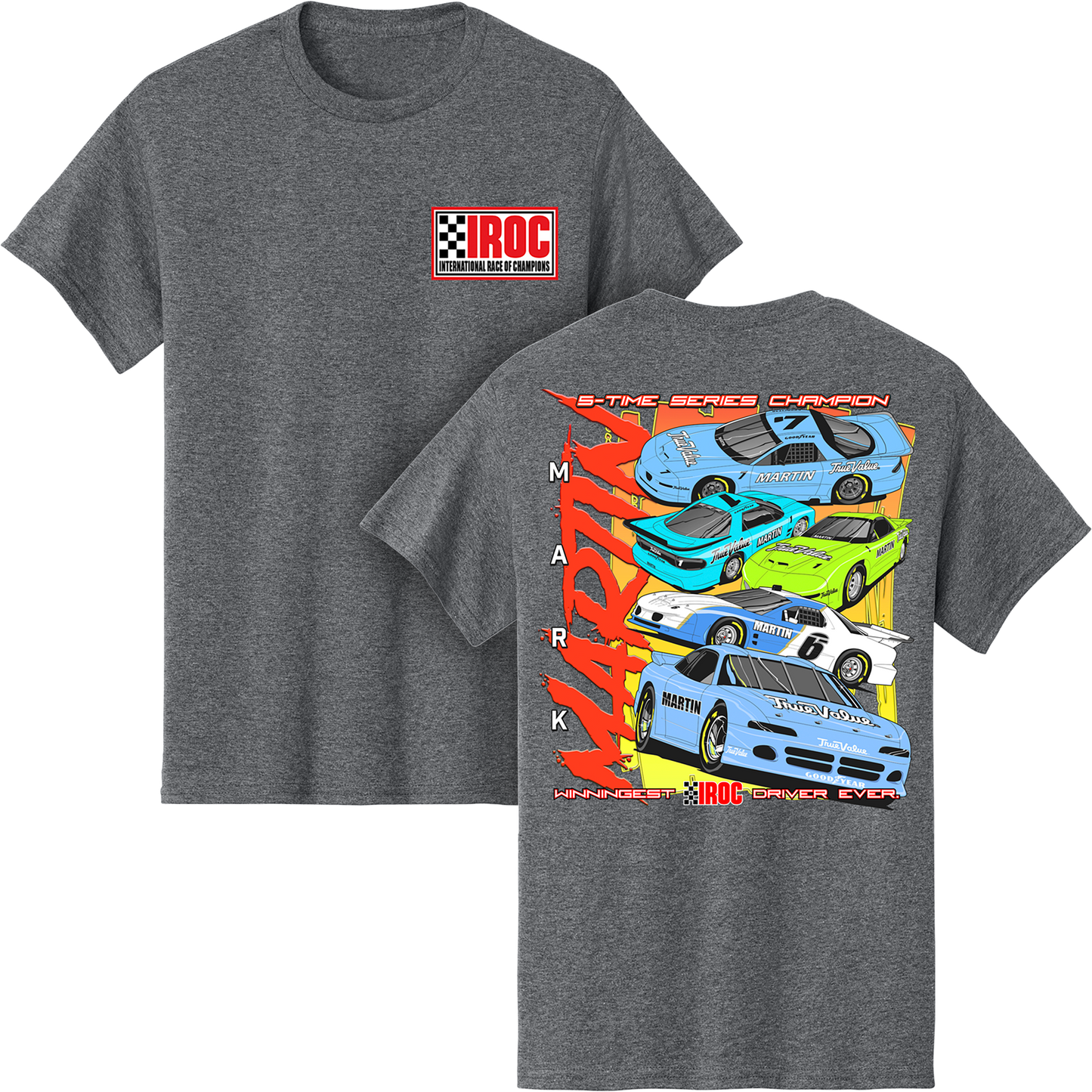 Mark Martin 5-Time Series Champion Grp Hea Tee ***PREORDER***